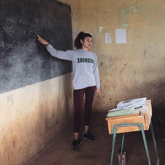 Marley+Amico+teaches+in+a+classroom+in+Kenya